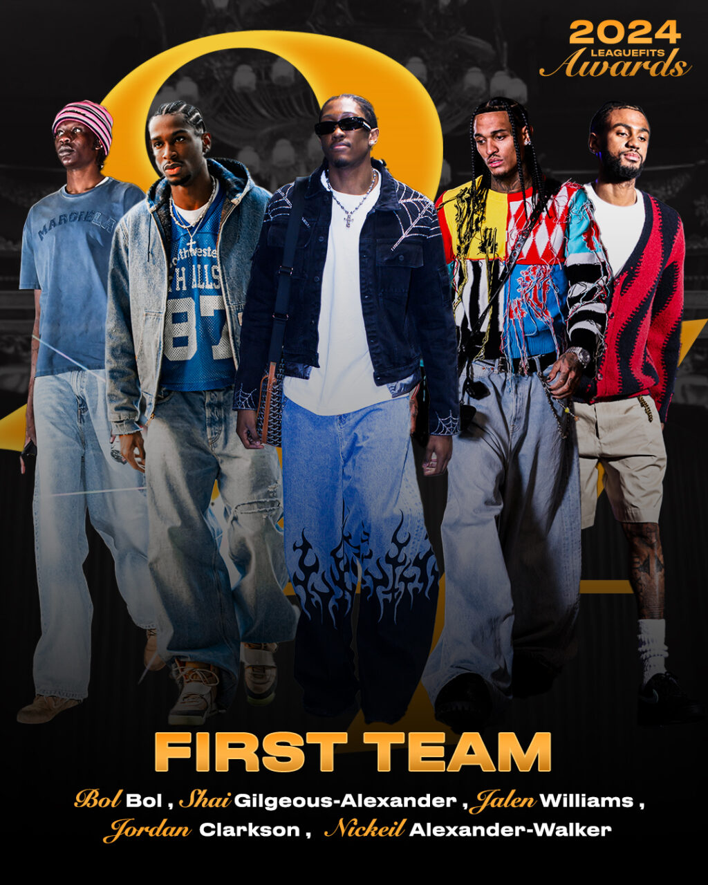 The 2023-24 All-LeagueFits Awards: SGA Named MVP, Wemby Wins ROTY (Again)