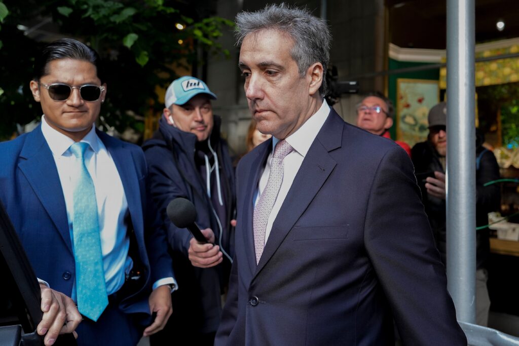 The Latest | Michael Cohen takes the stand as testimony in Trump hush money case enters 4th week