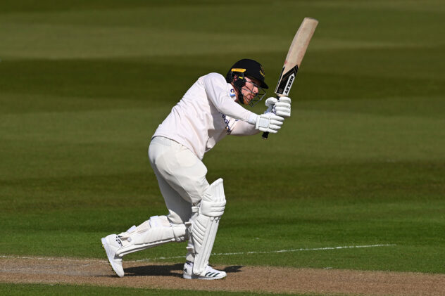 Tom Alsop fights for Sussex but Yorkshire have the edge