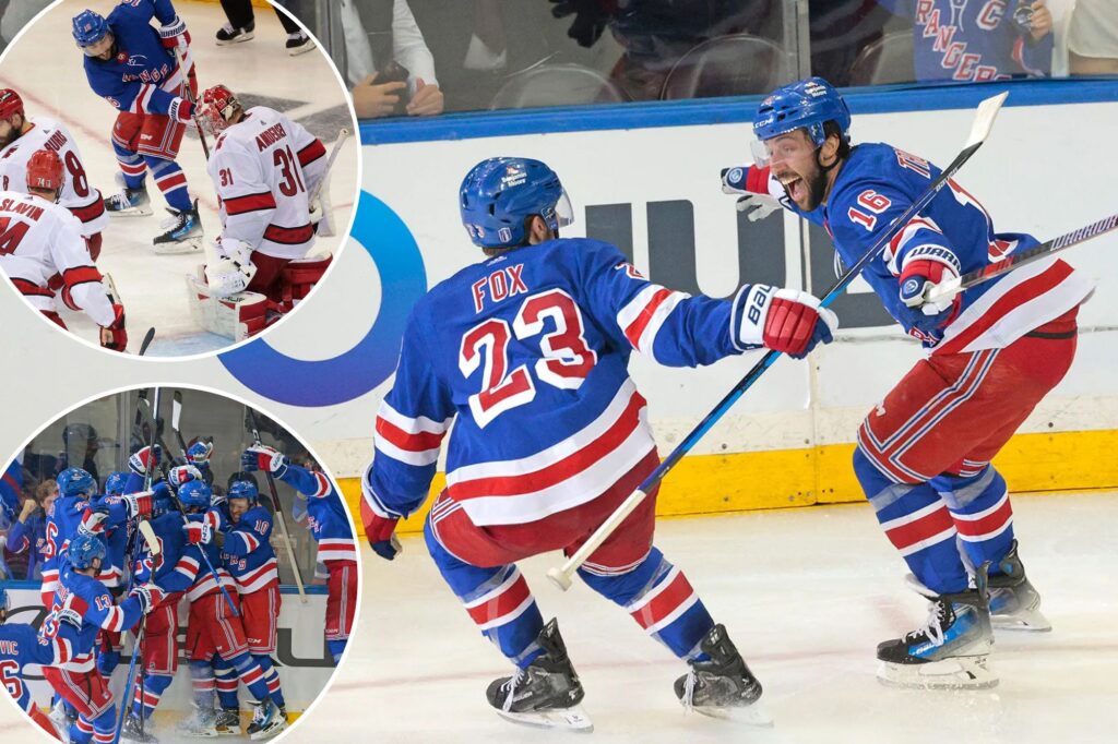 Vincent Trocheck’s double-overtime tally lifts Rangers past Hurricanes in Game 2