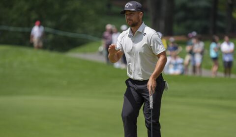 Xander Schauffele and Rory McIlroy duel atop the leaderboard on a busy Saturday at 2024 Wells Fargo Championship
