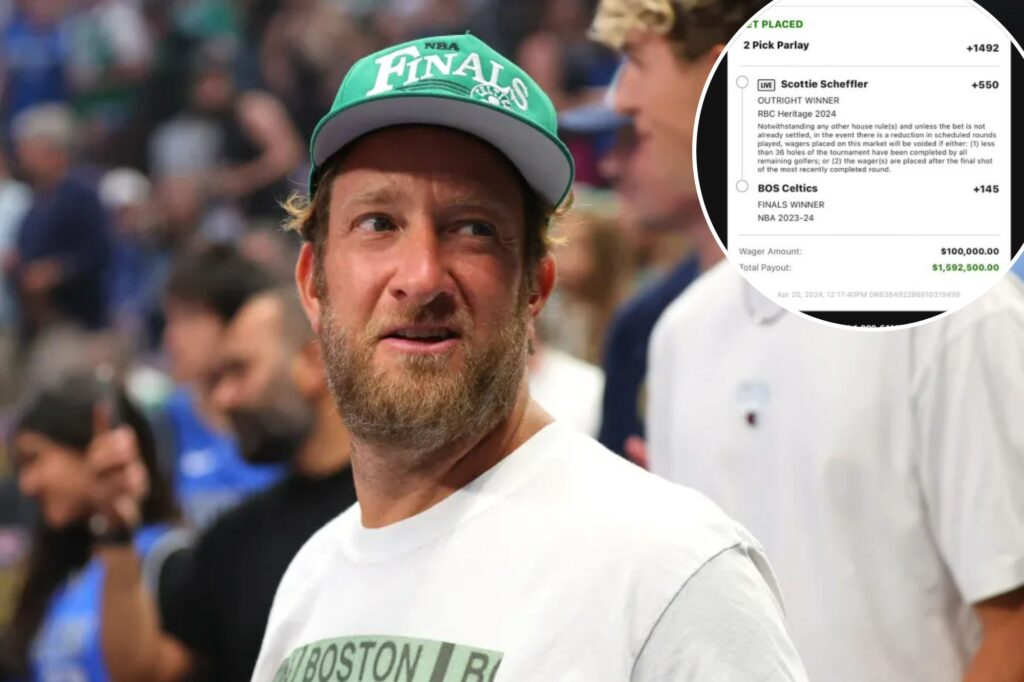 Barstool’s Dave Portnoy wins $1.6 million for Celtics’ NBA title, Scottie Scheffler parlay