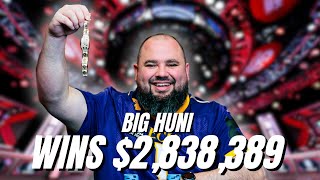 "Big Huni" Wins $100k High Roller For $2,838,389