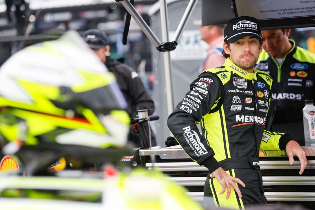 Blaney "never thought" he was in danger of running out of fuel