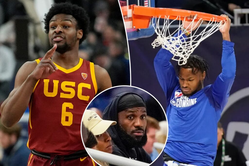 Bronny James debate will make him most scrutinized prospect in 2024 NBA Draft