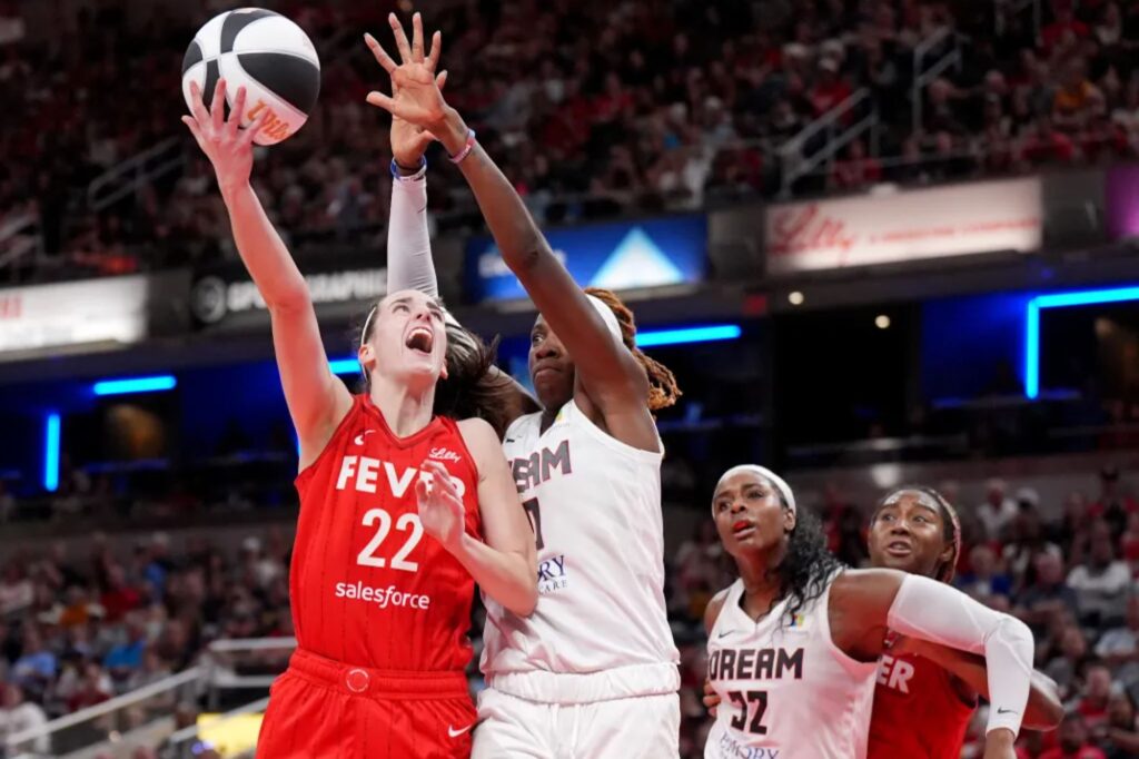 Caitlin Clark resurfaces for extra practice after rough night in Fever win