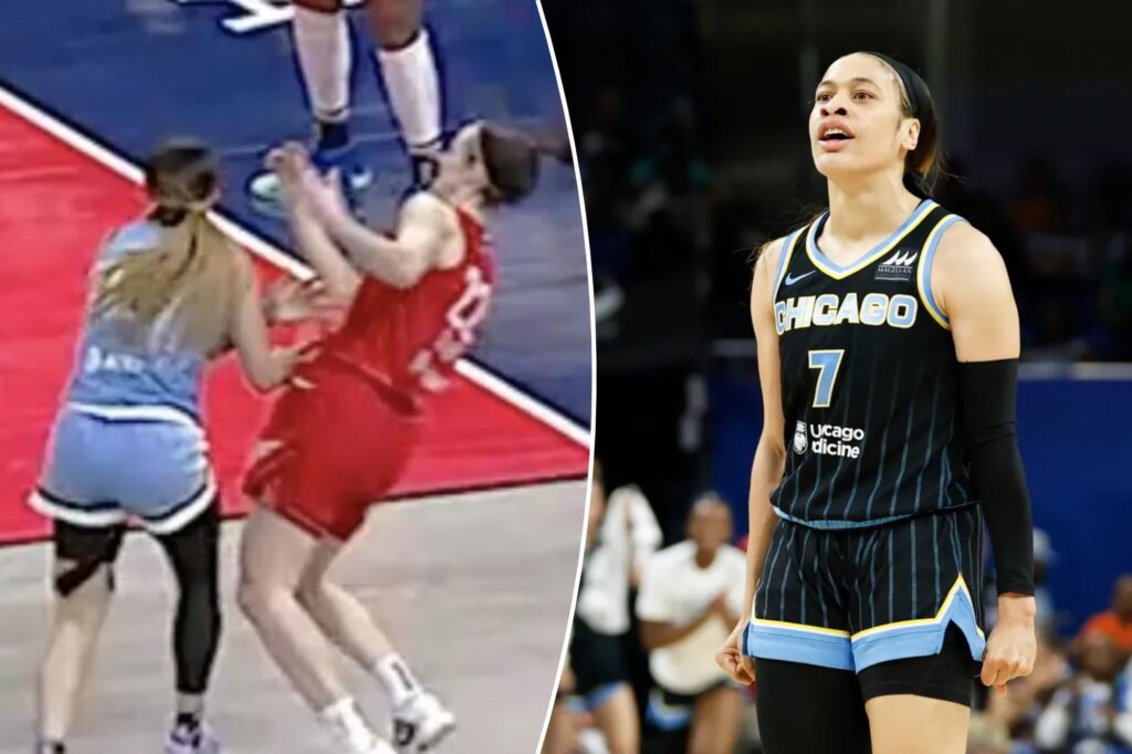Chennedy Carter harassed at Chicago Sky’s hotel amid Caitlin Clark flagrant foul drama