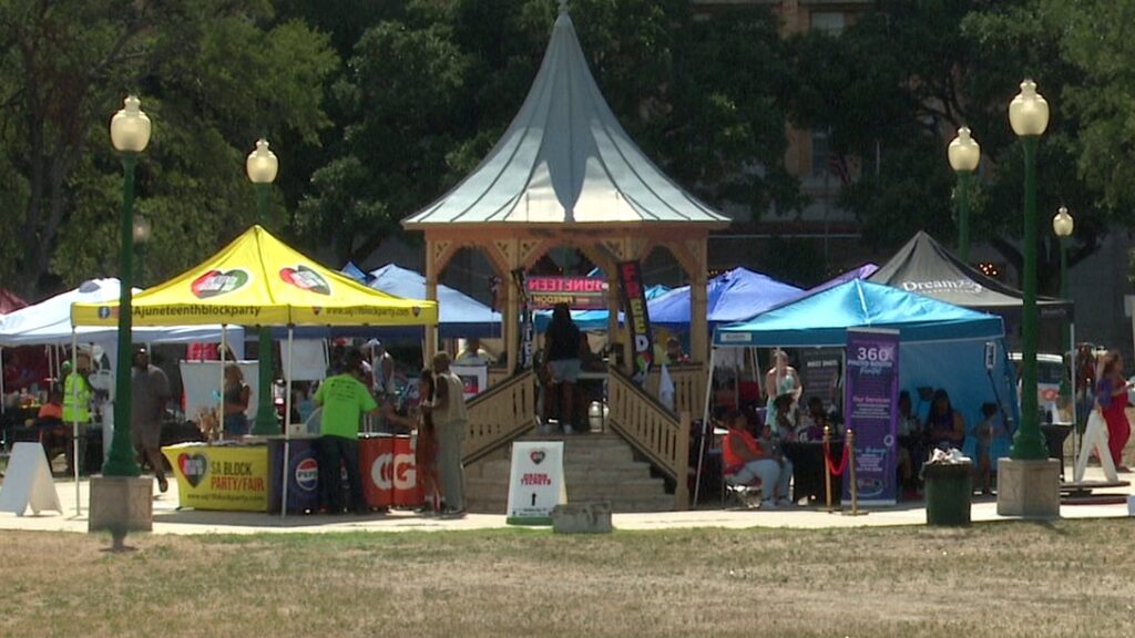 Community celebrates Juneteenth downtown at Crockett Park