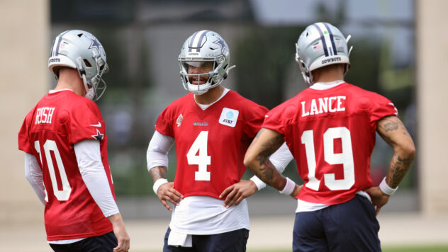Cowboys predicted to demote veteran QB amid Trey Lance’s big spring