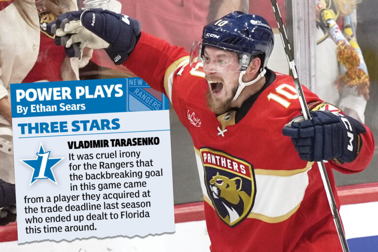 Ex-Ranger Vladimir Tarasenko provided dagger to Blueshirts in Game 6