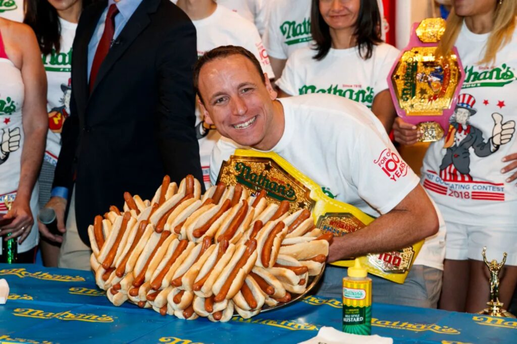Joey Chestnut ‘very hopeful’ things can be worked out with Nathan’s after shock ban