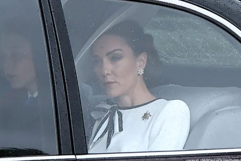Kate Middleton arrives at Trooping the Colour parade in car with Prince William and kids amid cancer battle