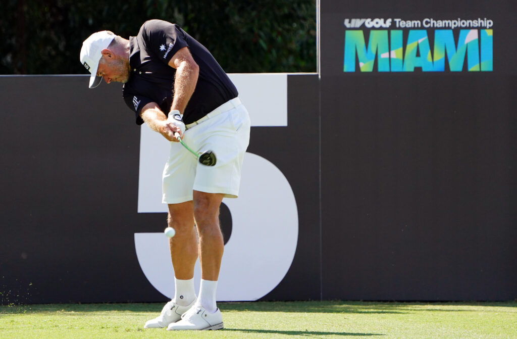 Lee Westwood is hoping to give Greg Norman another trophy (and he took a shot at pace of play)