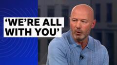 Lineker and Shearer send emotional message of support to Alan Hansen