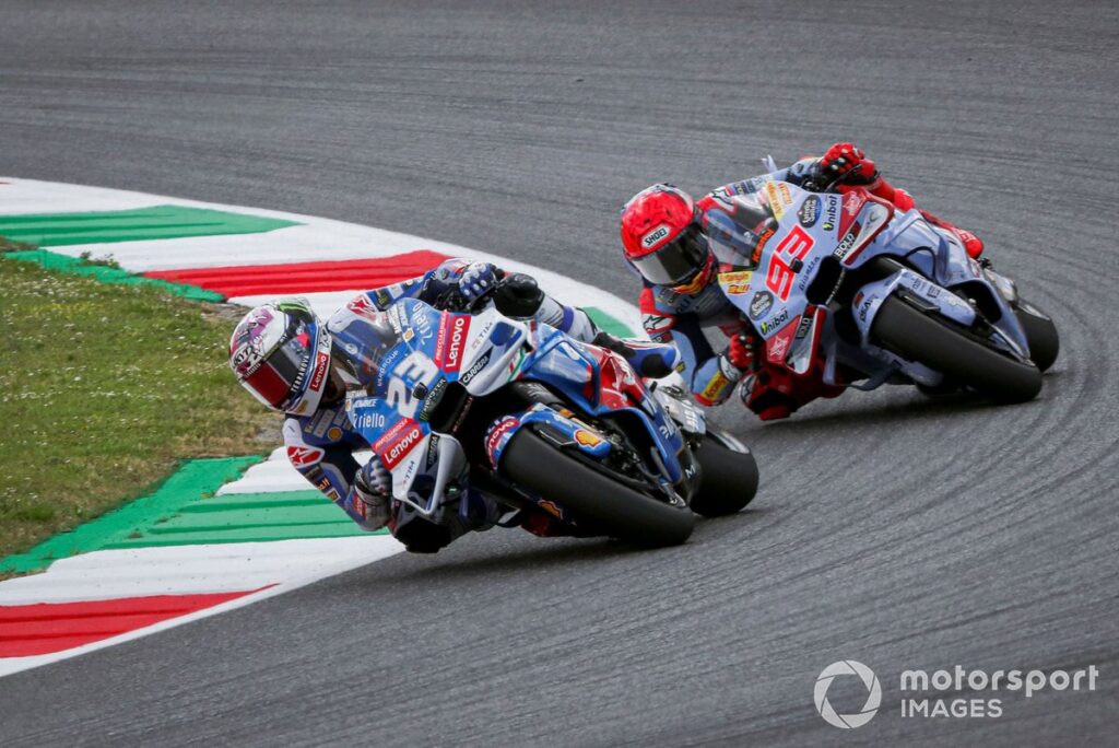 Marquez "gave up" and accepted podium defeat in MotoGP Italian GP