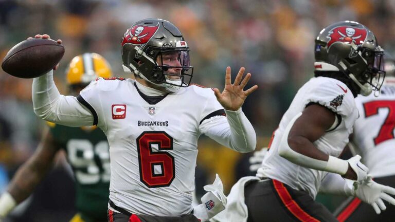 NFC Notes: Baker Mayfield, Chris Olave, Buccaneers, Panthers, Saints