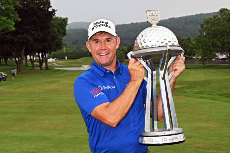Padraig Harrington pulls off three-peat at Dick's Sporting Goods Open: 'It's very exciting'