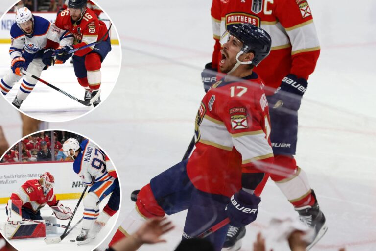 Panthers limit Oilers’ offense again to take 2-0 Stanley Cup Final lead