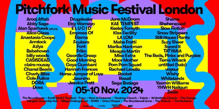 Pitchfork Music Festival London 2024 Adds Second Wave of Artists