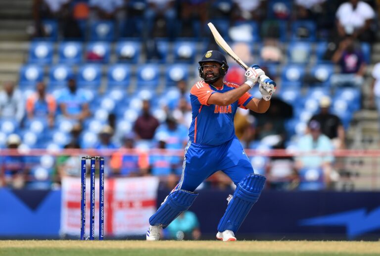Rohit had to 'open up all sides of the field' to counter St Lucia breeze