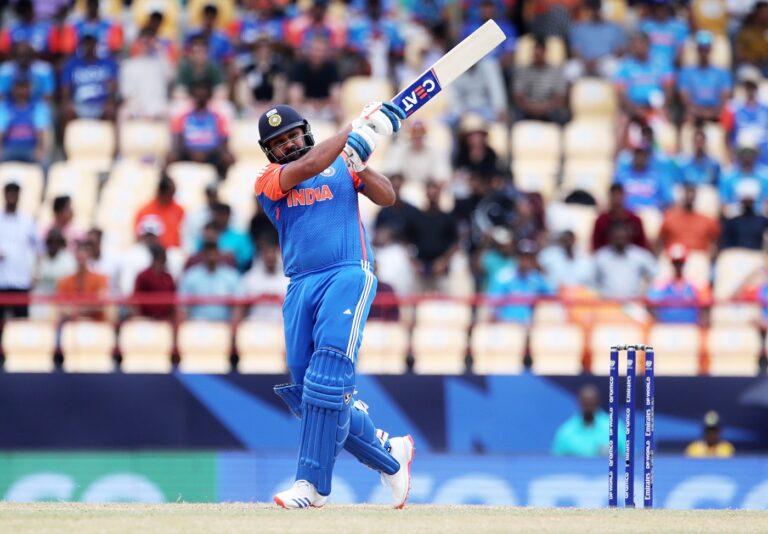 Rohit powers India into semis; Australia's hopes take a hit