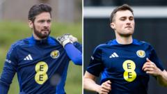 Scotland to cut Gordon & Souttar from Euros squad