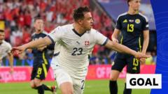 Shaqiri 'wonderstrike' brings Switzerland level