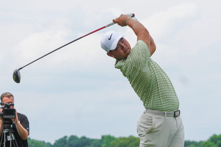 Tom Kim tops a stacked leaderboard as TPC River Highlands yields more low scores at 2024 Travelers Championship