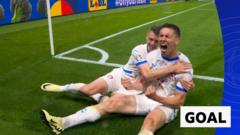 'What a hit!' - Provod fires Czech Republic ahead against Portugal