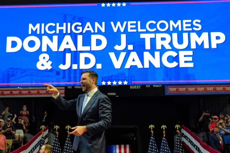 2024 Election Latest: Trump and Vance rally in Michigan as calls for Biden to drop out persist