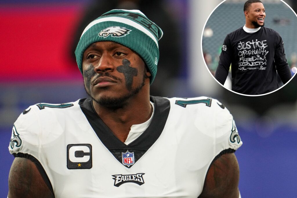 A.J. Brown’s message for Saquon Barkley after viral ‘Hard Knocks’ Giants clip