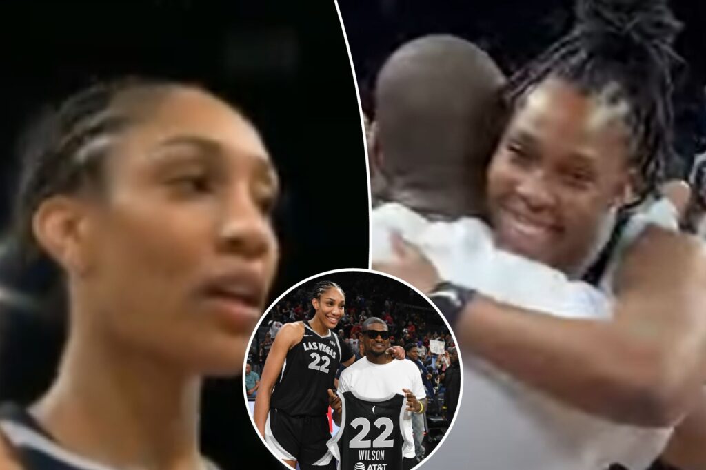 A’Ja Wilson rips Aces teammates for Usher pics after loss to Sky