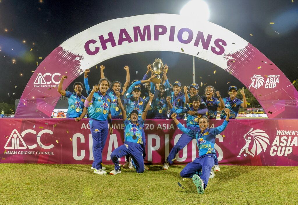 Athapaththu, Harshitha stun India as Sri Lanka win their first Women's Asia Cup title