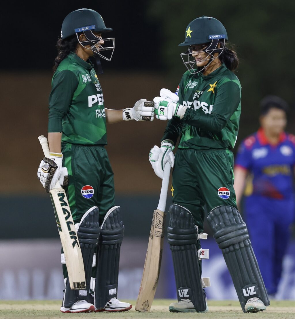 Bowlers and Feroza-Muneeba thump Nepal to give Pakistan NRR-boosting win