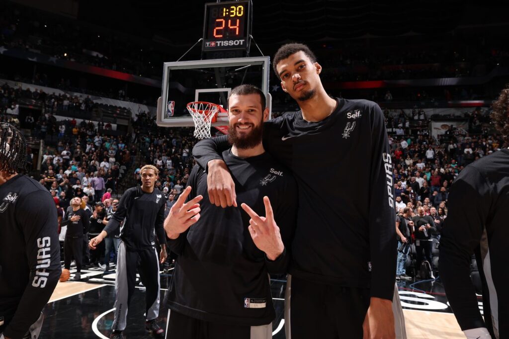 Checking in on Spurs who are preparing for the Olympics