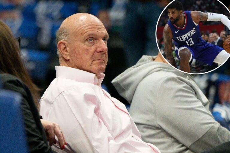 Clippers owner Steve Ballmer ‘hated’ seeing Paul George bolt to 76ers after contract saga