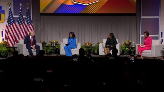 Donald Trump falsely suggests Kamala Harris misled voters about her race