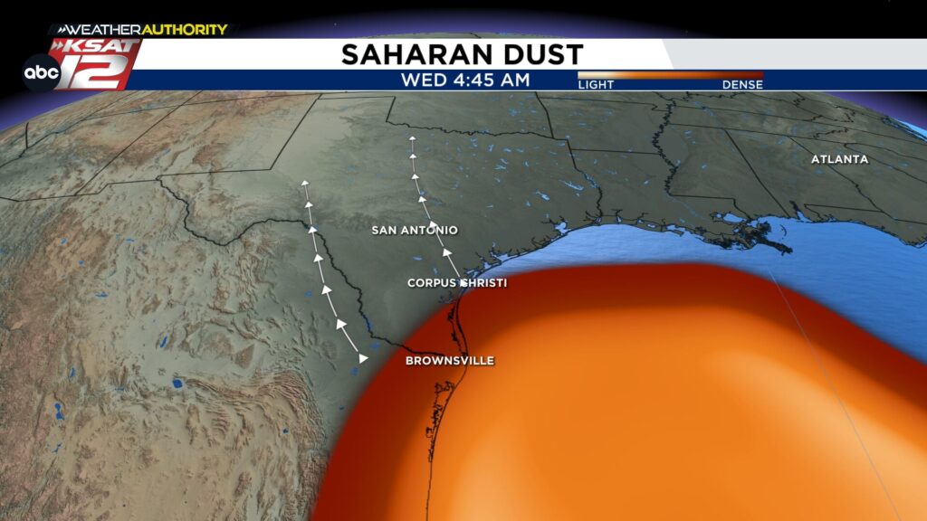 Dust rolls in today, while temps approach triple digits
