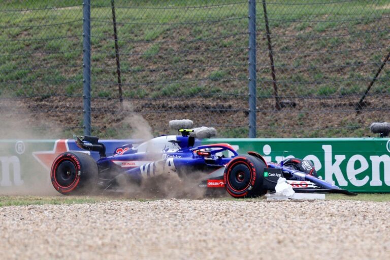 FIA replaces Turn 5 grass with gravel after Tsunoda's Hungary F1 crash
