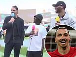 Former Manchester United striker Zlatan Ibrahimovic mocks Manchester City as he asks 'Do you have any viewers for this?' on pre-match livestream ahead of friendly against AC Milan