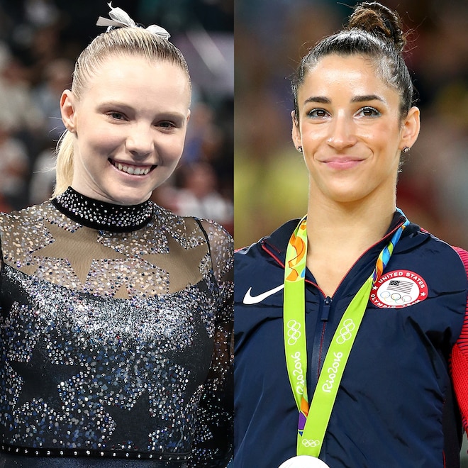 Gymnast Aly Raisman Defends Jade Carey After Her Fall at Paris Games