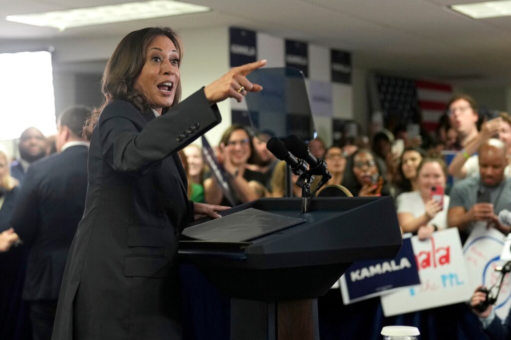 Harris has support of enough Democratic delegates to become party’s presidential nominee: AP survey