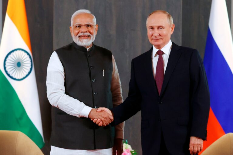 India's Modi will meet with Putin on 2-day visit to Russia starting Monday, Kremlin says