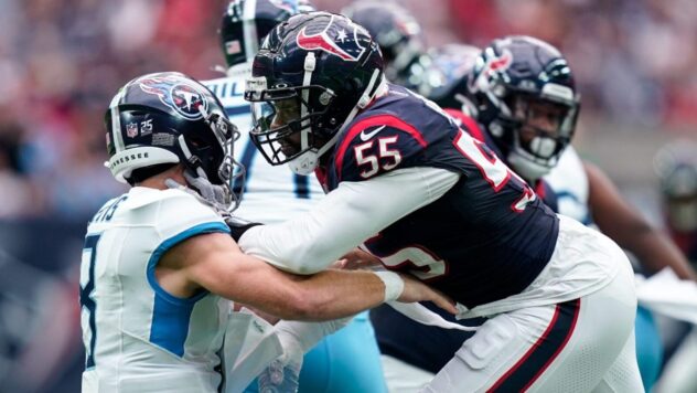 Jerry Hughes signs new deal with Texans to return for 15th season