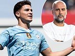 Julian Alvarez responds to Pep Guardiola's blunt comments on his Man City future - as the Copa America winner admitted frustration at missing the club's key matches