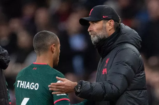 Jurgen Klopp's touching tribute to Thiago Alcantara ahead of ex-Liverpool star's retirement