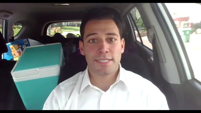 KSAT reporter working in Houston, helping sister station with reporting