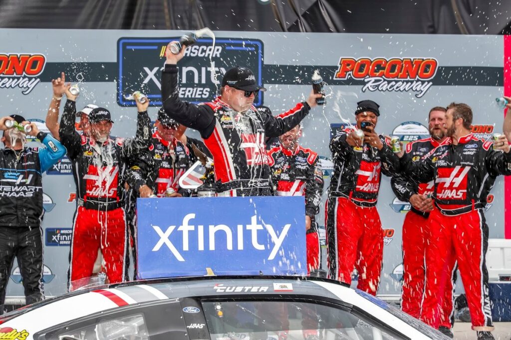 NASCAR Xfinity Pocono: Custer wins after brief duel with Allgaier