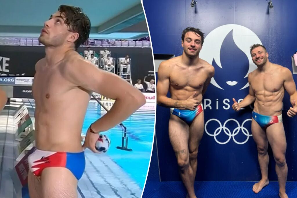 Olympics fans can’t stop looking at French diver’s revealing swimsuit