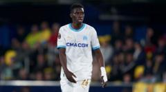 Palace set to sign Marseille's Sarr for £12.5m